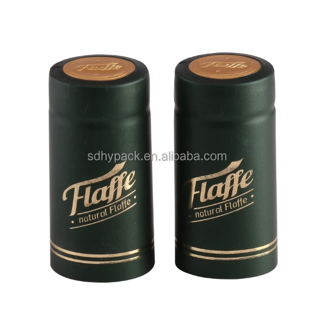 Customized vodka whiskey liquor bottle wine glass bottle heat shrink wraps pvc heat shrink cap seal