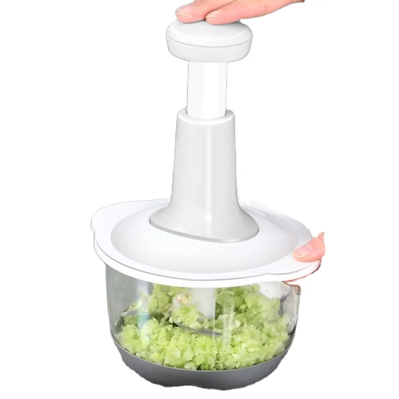 Hot Sale Hand Press Portable Held Magic Shredder Garlic Herb Vegetable Meat Blender Food Chopper