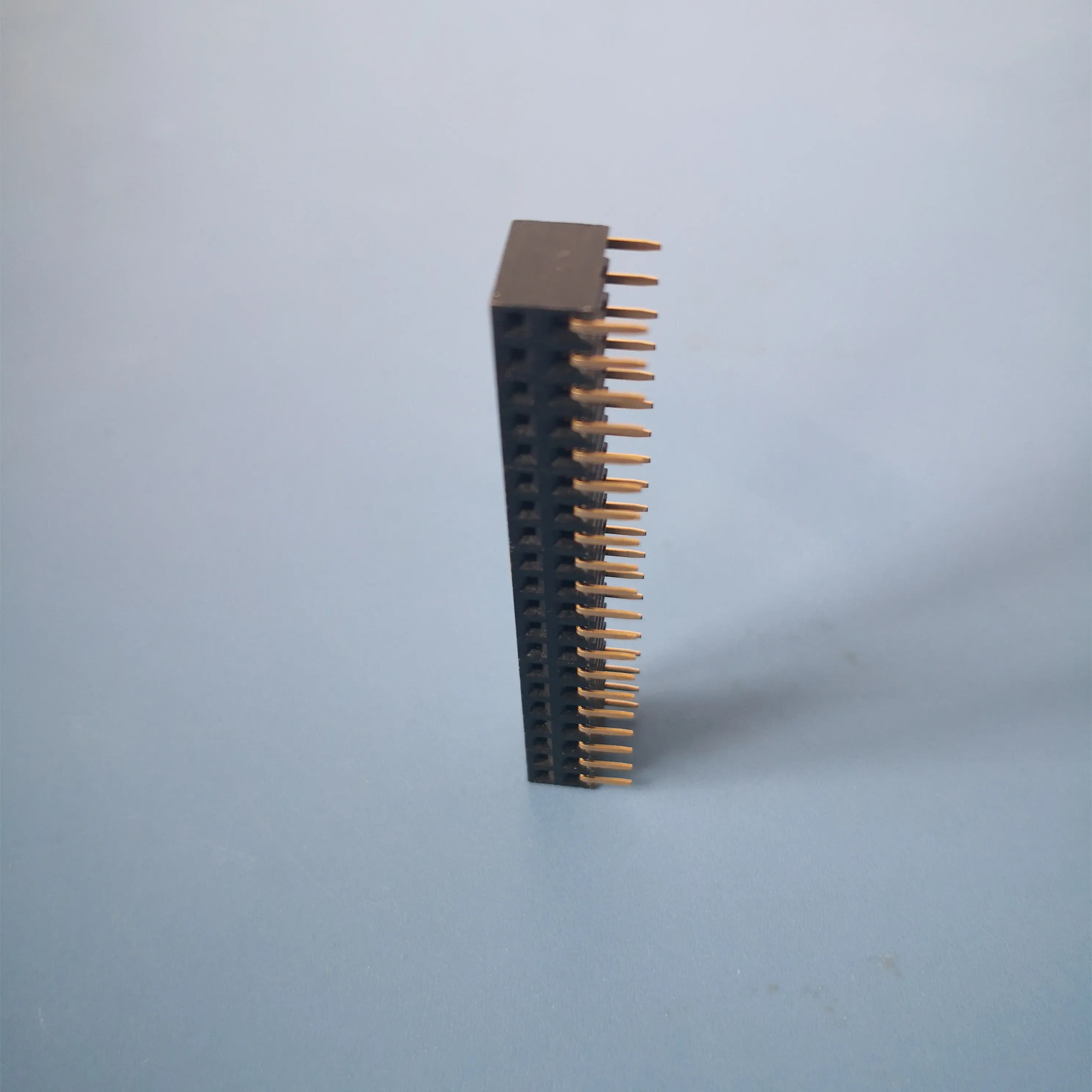 PCB application side entry through hole gold plated 2.54mm female header