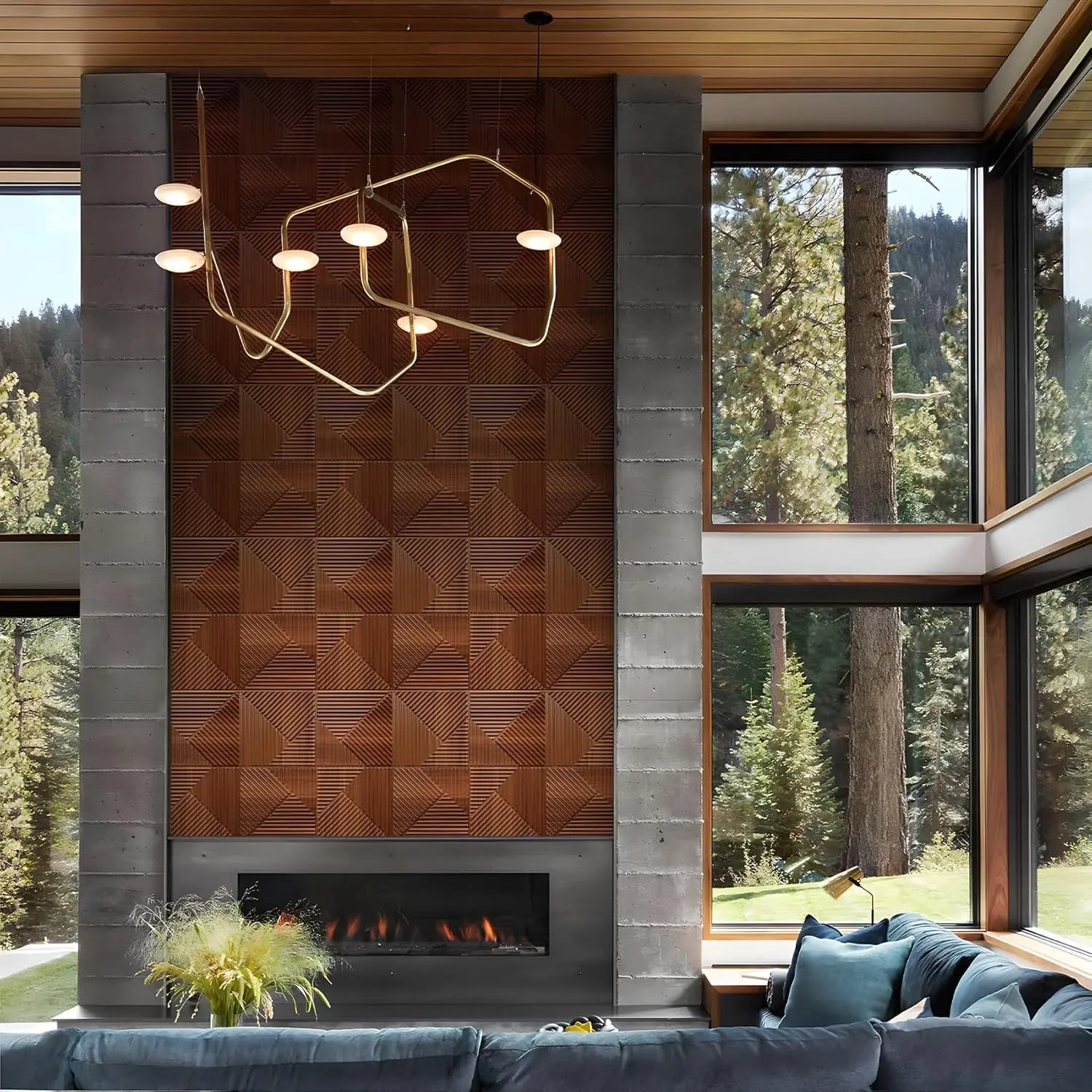 New Design Interior Exterior Facade Decorative wall Cladding 3d pvc wall panels For Building,Home Use