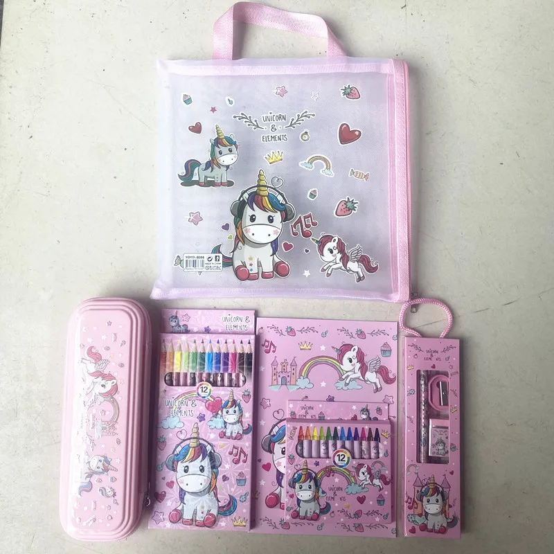 Wholesale Hot-Selling Stationery High-End Elementary School Prizes Children Gift   Stationery Set to be Goodie bag
