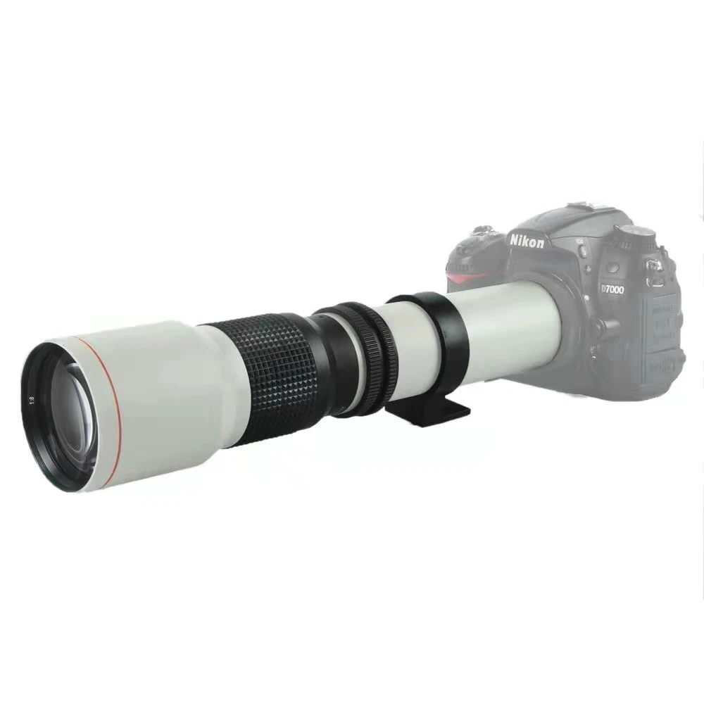  Телеобъектив с ручным зумом 500 мм f/8 3 для Nikon dslr D5500 D3300 D3200 D5300 D3400 D7200 D750 D3500 D7500 D500 D600