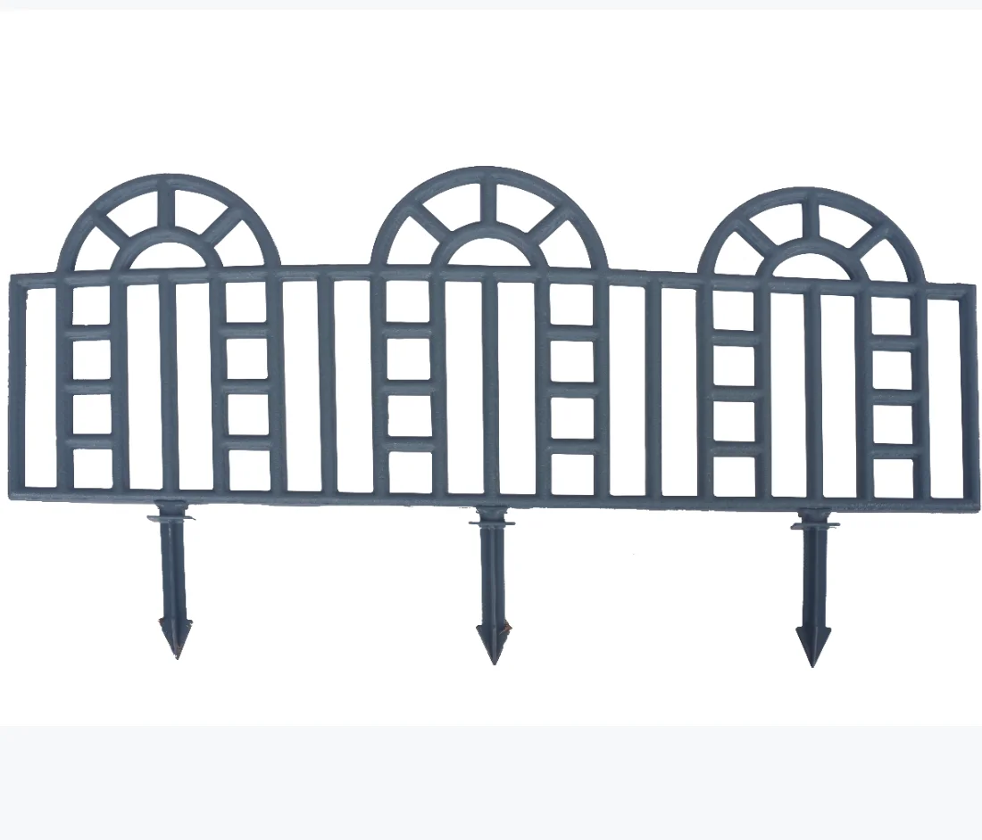 Hot Sell Nordic Decorative small fence panel plastic metal outdoor gardening accessories for home hotel fence gate