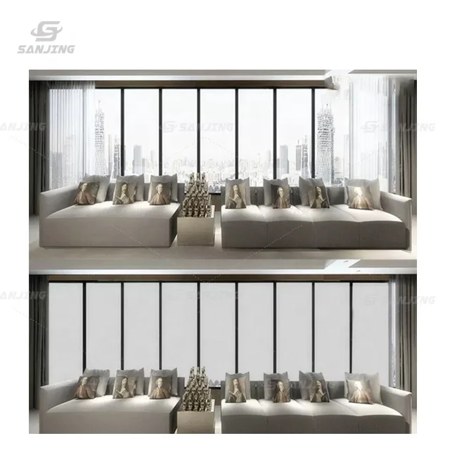 Electrical smart glass film PDLC in roll self adhesive smart film for glass window and partition