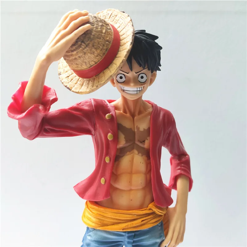 Оптовая продажа, японские аниме фигурки из ПВХ, украшения, игрушки, куклы Luffy из одного ПК, экшн-фигурки