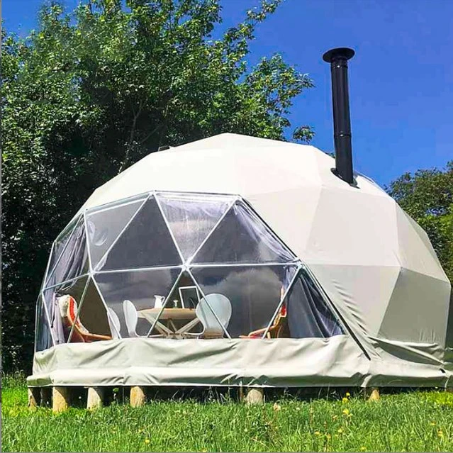 2023 New style big space villa outdoor hotel dome tent luxury resort safari  tent