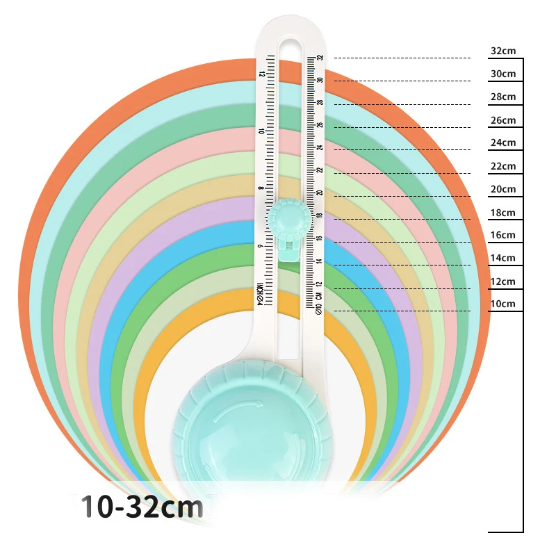 Circular Paper Cutter Scrapbook Cards Circle Shape Cutter DIY Round Cutting Knife 360 Rotary Circle Cutter