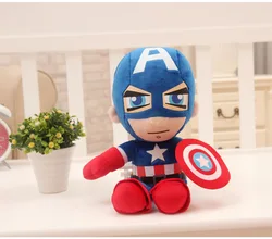 Dc And Movie Doll Hero Spiderman America Captain Bat man Man iron Soft plush Stuffed toys children gifts