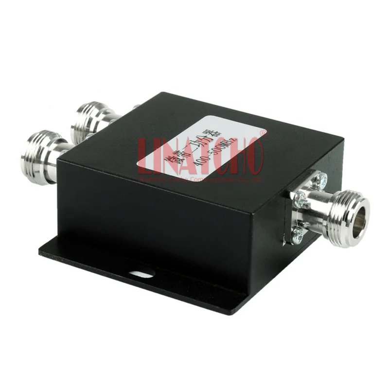 One Walkie-talkie repeater separate  to two antennas CDMA 400-500MHz 2 way uhf antenna splitter