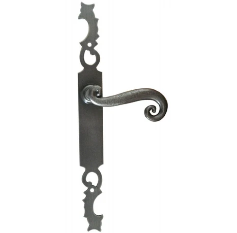 European retro style hand forged steel door handle,cast iron door handle,cast iron handle