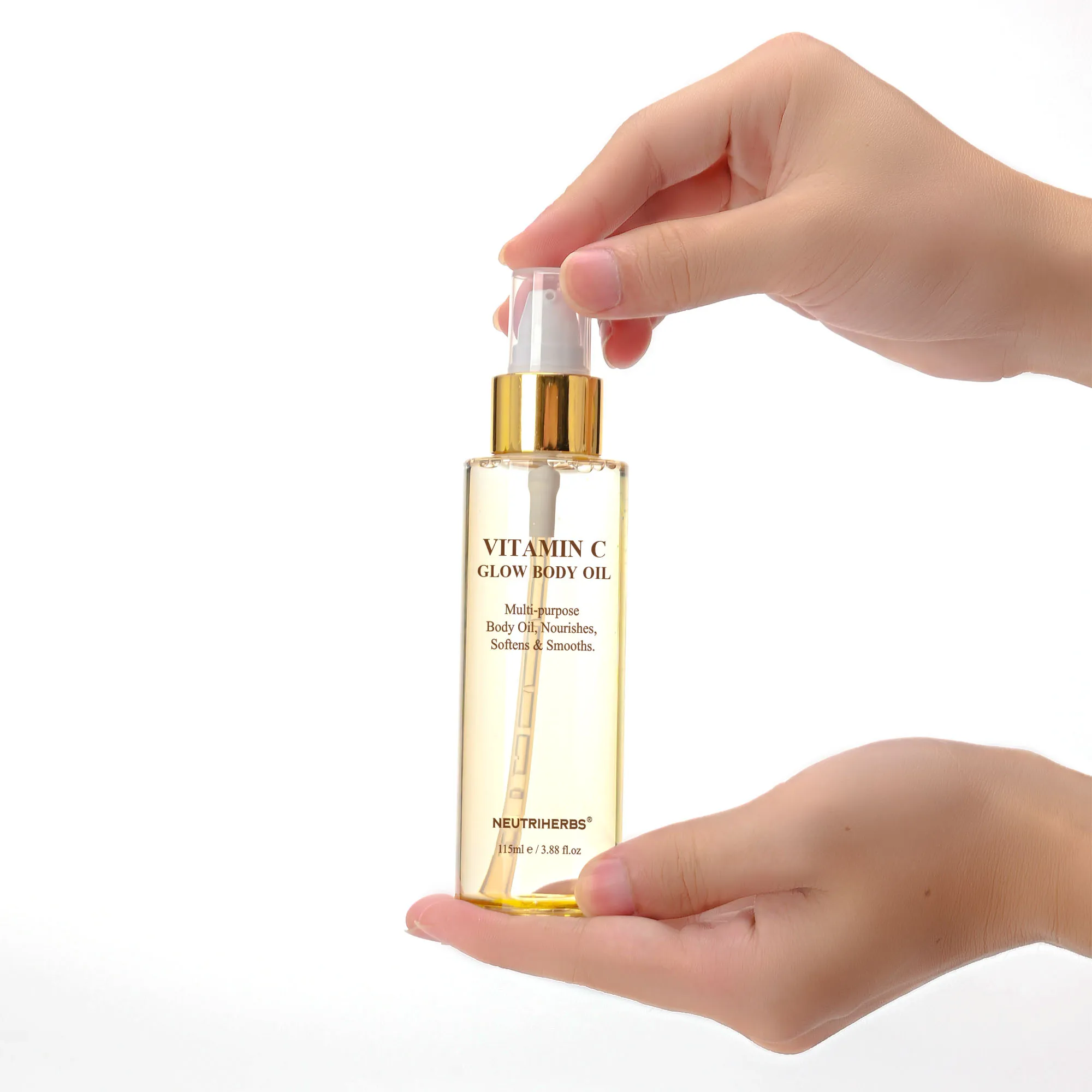 Popular Sale 115 ml Smooths and Moisturizes Skin Vitamin C Glow Body Oil