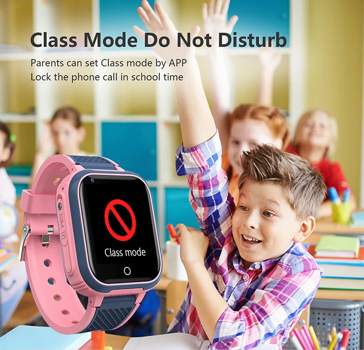 Russian Spanish English German 4g Kids Gps Smart Watch Lt21 Video Call Gps Sos Games Kids Smartwatch Camera for Boys and Girls