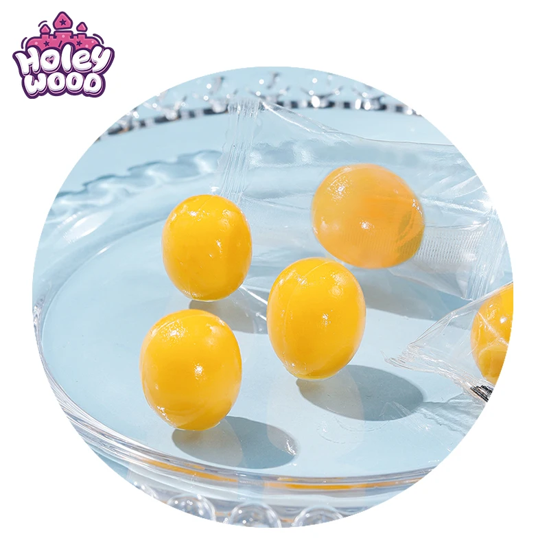 Holeywood 3D 8.5g Fruit Juice Soft Candy Fruity Flavored (Apple Mango Banana Coconut Green Grape Purple Grape) Scrub Wrapper Bag