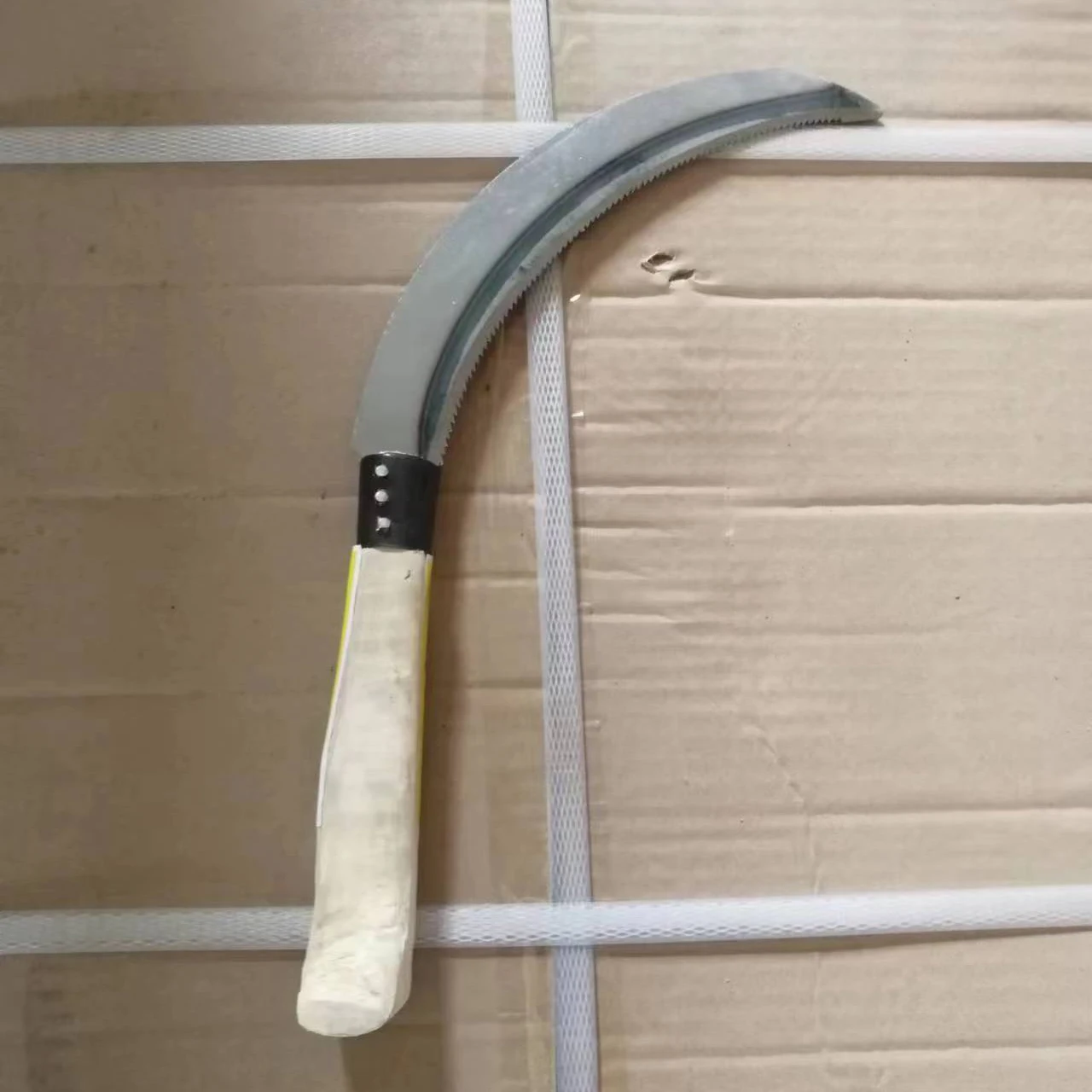 022 Middle East market arabian hand tools agricultural grass carbon steel harvesting knife S1319 farming sickle