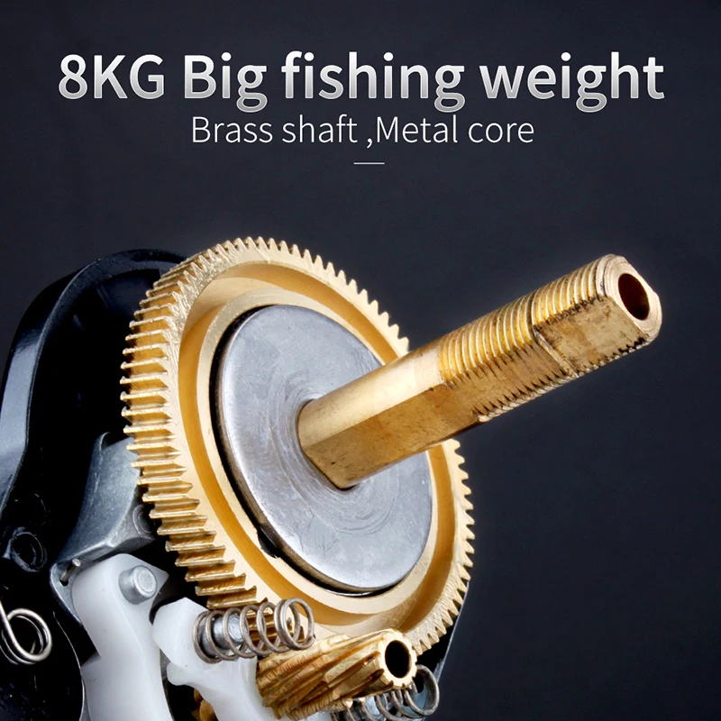 VENOM Double Spools 11+1BB 8.1:1 Gear Ratio 8kg Drag Baitcasting Reel With 2 Spools Fishing Reel Wholesale