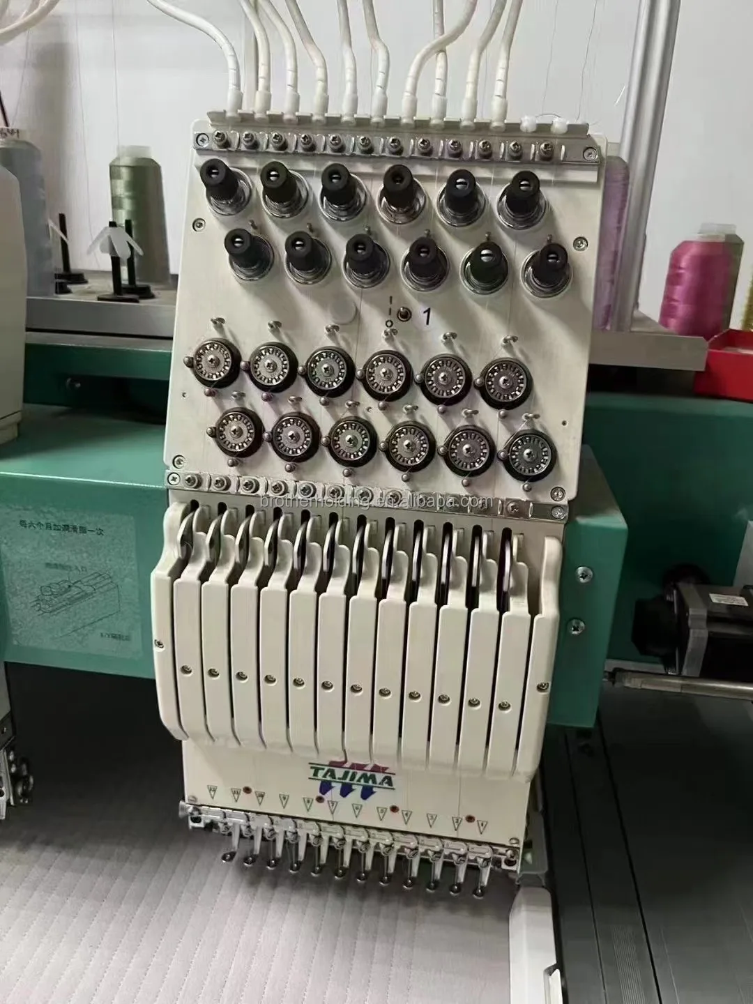 Used Japan TAJIMAs Embroidery Machine 6 Heads 12 Needles Computerized Embroidery Machine