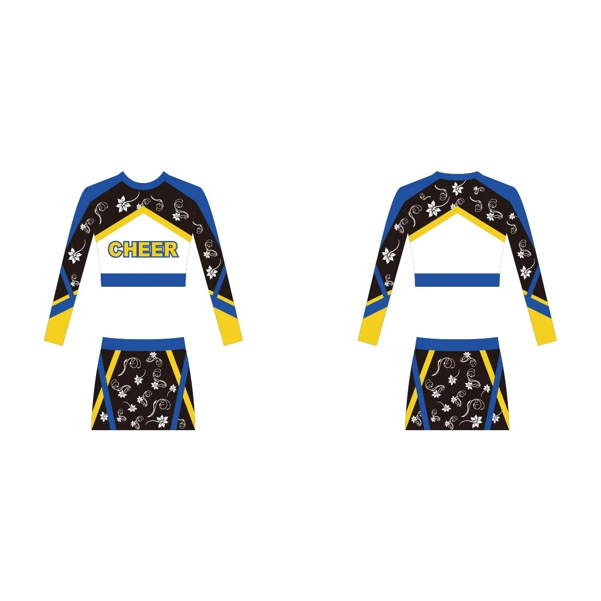 OEM custom youth cheerleader 2022 cheerleading school girls dance wear