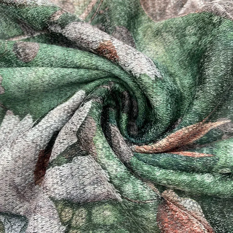 Winter fabrica textiles dyed hacci cable knit fabric sweater fabric