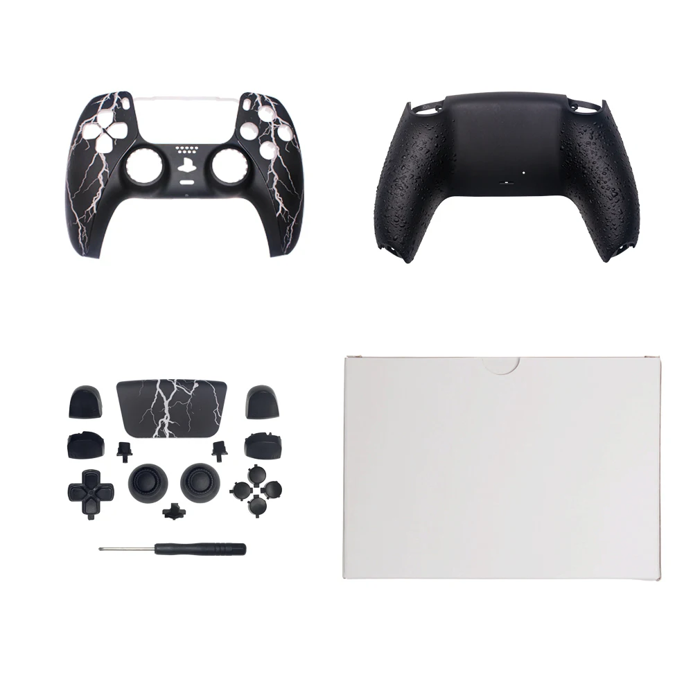 Hottest Customized Full Set Shells Hydro Dipping Front Shell Touch Pad Splash Back Shell Joystick Dpad L1R1L2R2 Buttons For PS5