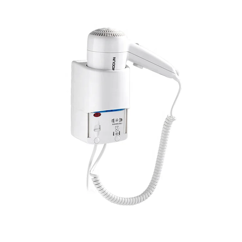 commercial air blow dryer wall mount, hotel bathroom white diffuser hair dryers