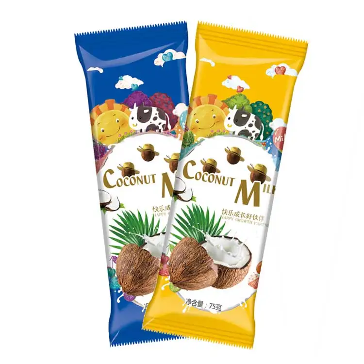 Custom packaging factory  custom printing ice cream popsicle ice ice lolly packing bag