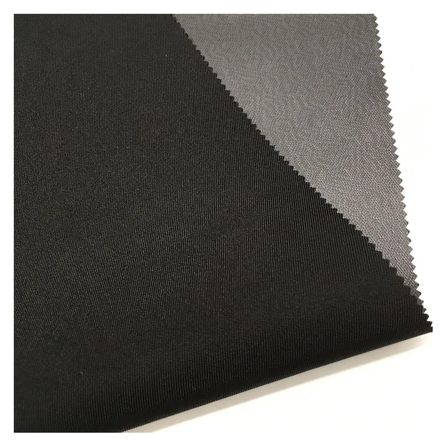 high quality custom 100% polyester woven waterproof TPU laminated 150D gabardine 2/2 twill fabric for jacket/windcoat/bag