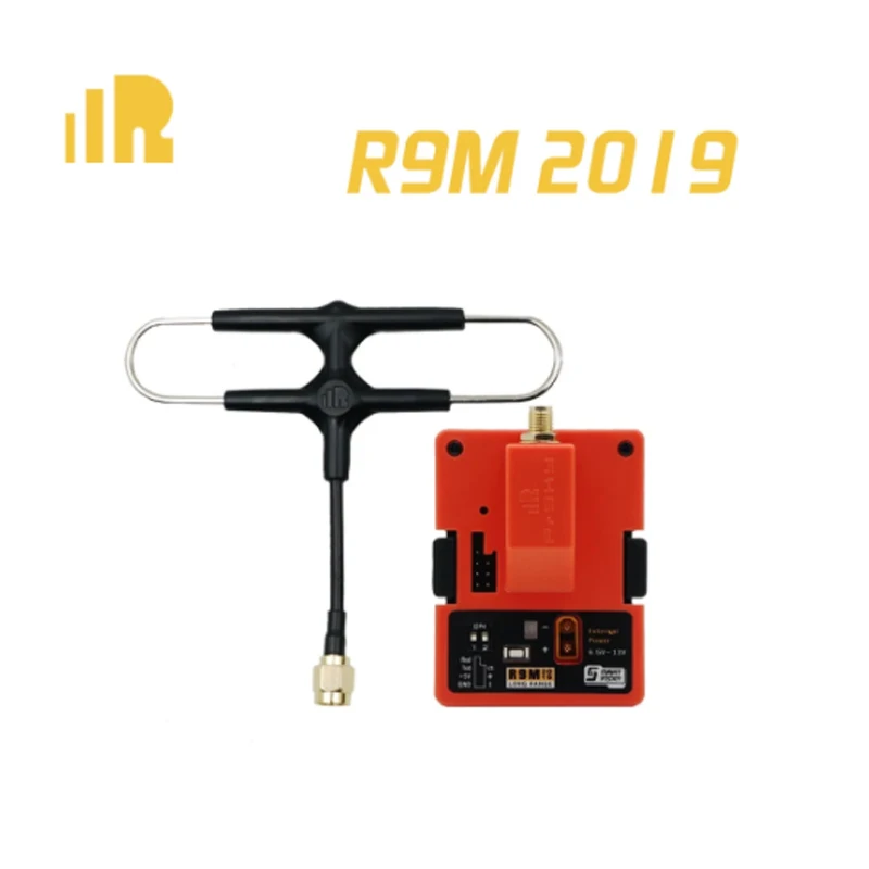 FrSky R9M2019 with mounted Super 8 Antenna 900MHz Long Range Module low latency High precision RC system For R9 series DIY Parts