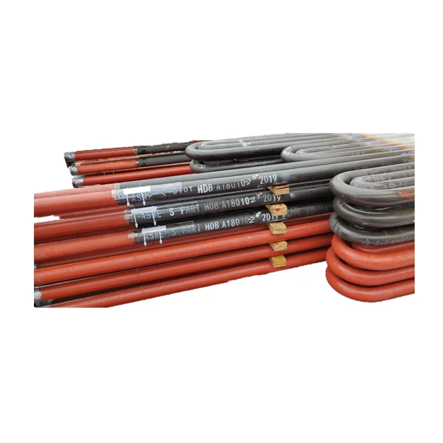 Heat exchanger coil boiler super heater and reheater heat