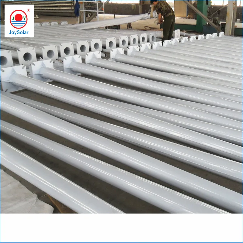 iron casting street light pole,machine rounded poles