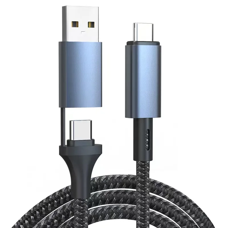 Mfi Certified Intel Usb Extension Cabl 1.8M 30Cm 2M 40Gbs White 100W 16K 8K 60Hz Right Angle Thunderbolt 4 Pro Cable For Apple