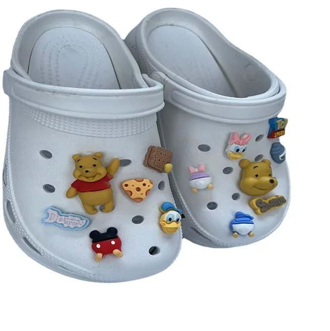 Lovely Shoes Charms For Girls Cute Cartoon Shoes Pins Decoration Accessories For Women Men Party Favors Birthday Gifts