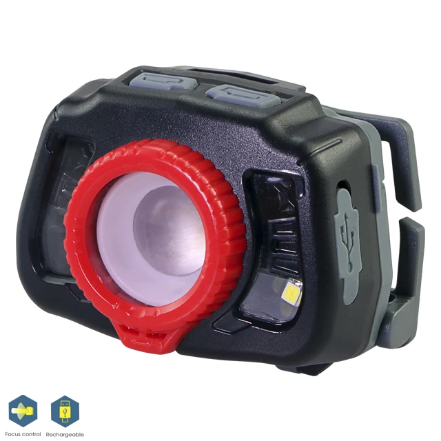 High Power Focus Control Zoom LED Head Torch Rechargeable Super Bright Headlight