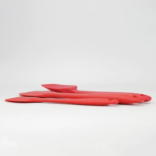 Silicone Kitchen Accessories Set Heat Resistant Pizza Mini Silicone Spatula Set Of 3