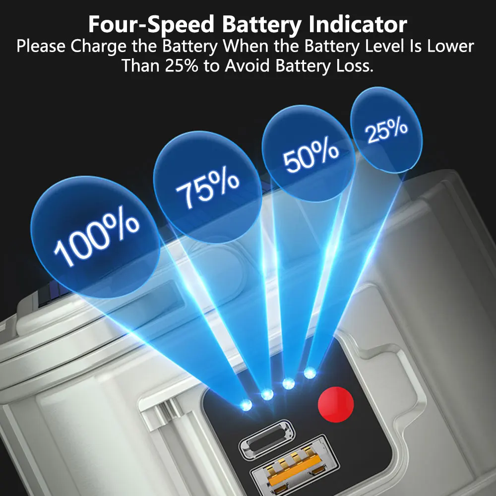 Outdoor solar waterproof camping lamp multifunctional USB rechargeable tent light emergency flashlight with display screen