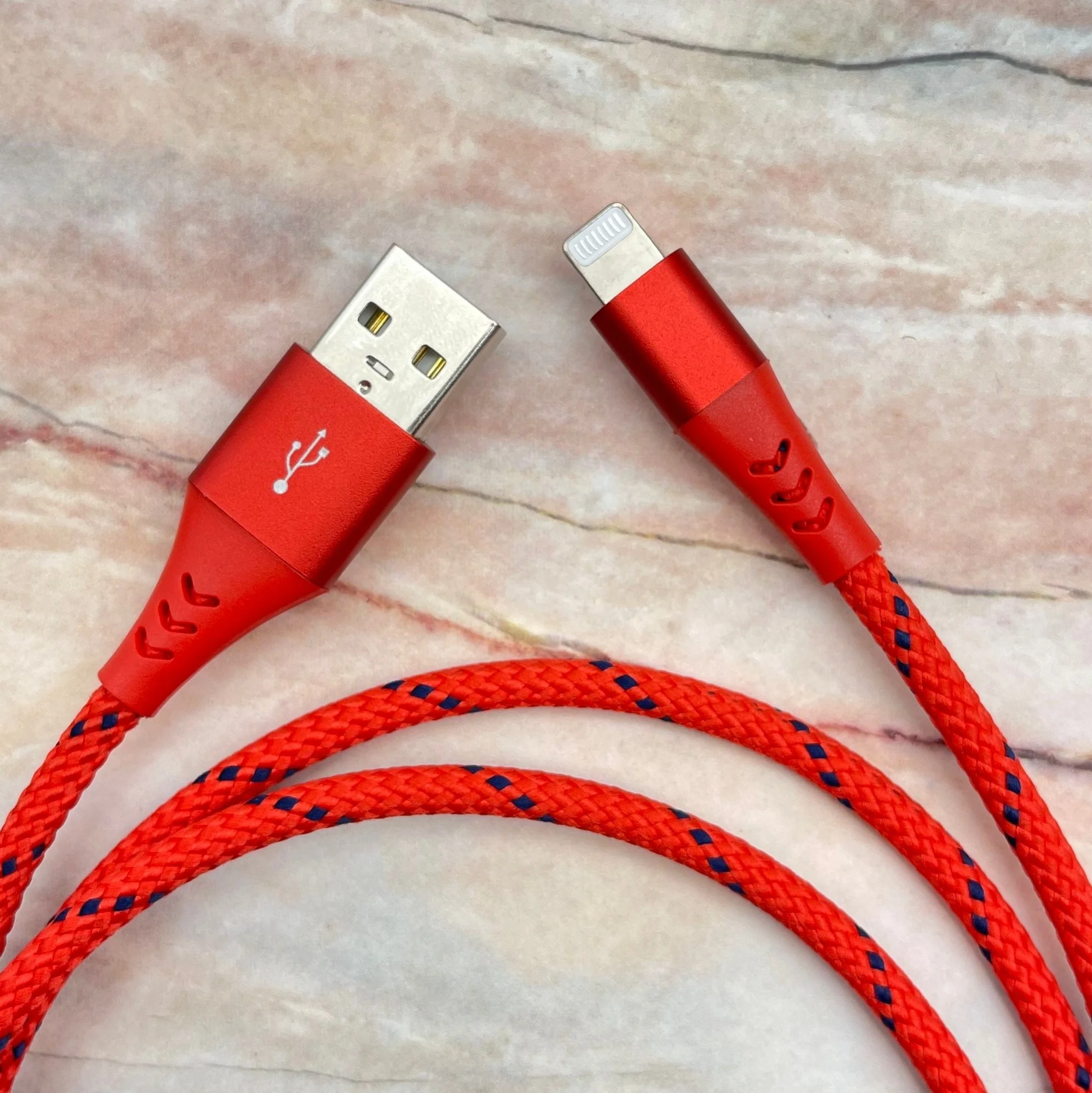  Сертифицированный MFi кабель lightning Плетеный USB-A Lightning (C89) для iPhone 1m (Также доступно в 2 м 3 м)