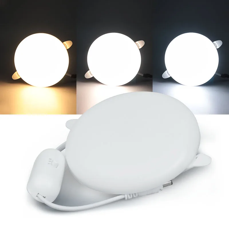 Good material suspended aluminum 3cct panel de luz led para superficie