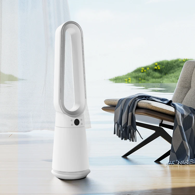 New Design Appearance Air Cooling Bladeless Fan High Quality Abs Material Tower Smart Bladeless Fan