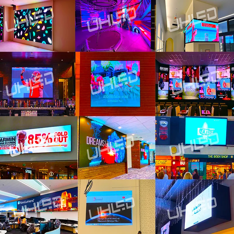 New Launch Indoor High Brightness Digital Signage And Displays Custom Pixel Video Wall Cabinet Led Panel Display Screen