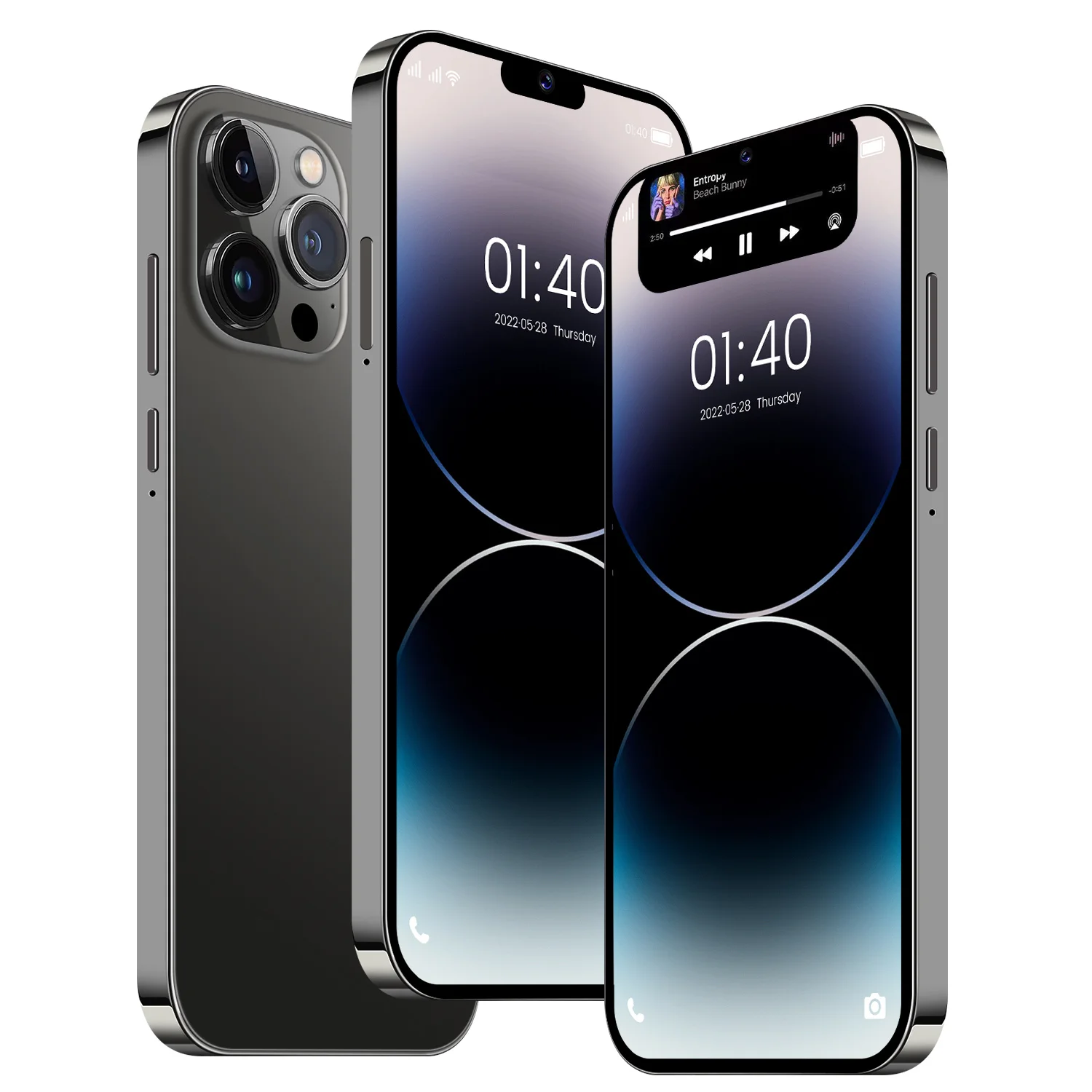 New  Hot selling mobile phone i 14 pro  5G androidPhone 6.8inch Dual SIM Card 16GB+1T 48MP+108MP Smartphone