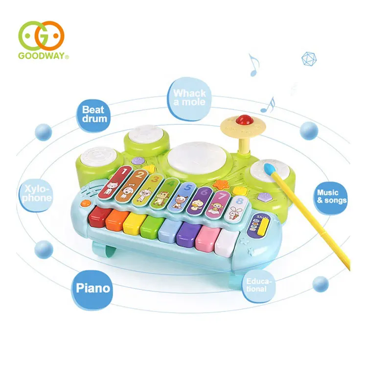 Musical Toys Plastic Piano Drum Set & Xylophones Kids Learning & Play Musical Instruments Baby Toy for Sale