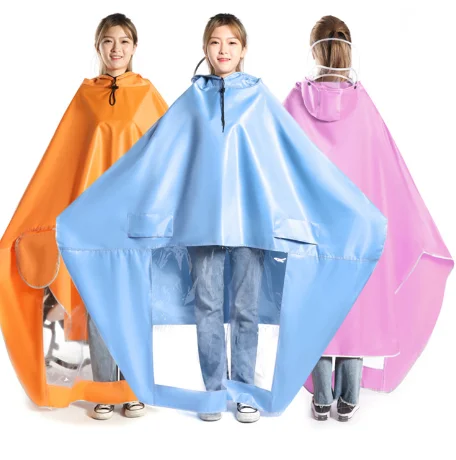 Wholesale outdoor motorcycle raincoat poncho raincoat cape, bike moto poncho HDSS