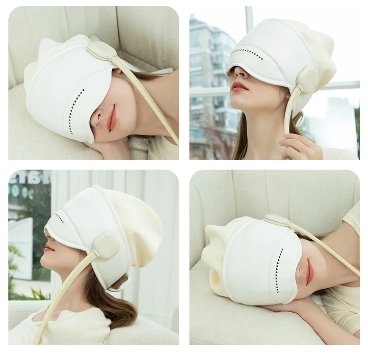 2024 Head And Eye Intagrated Massager Head Massage Tool Product 2 In 1 Head Eye Massager At Home