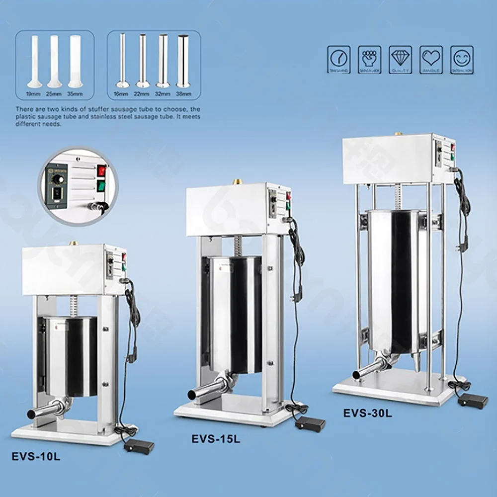 Automatic Sausage Roll Making Machine Electric Sausage Stuffer Hotdog Maker Ham Salami Sausage Filler Filling Machine