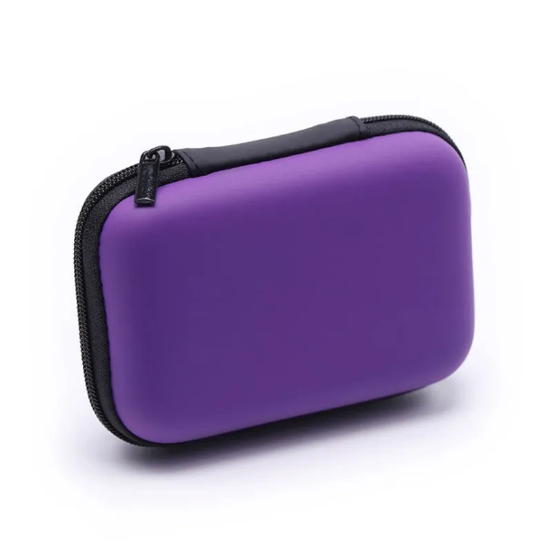 EVA Colorful Storage Case Protective Travel EVA Pouch Bag Hard Shell EVA Carrying Coin Zipper Storage Case