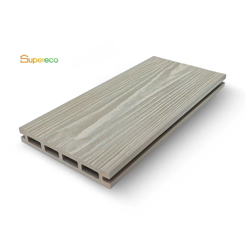 Outdoor Engineered Wooden Plastic Composites Decking Price Wpc Board Laminated Parquet Flooring