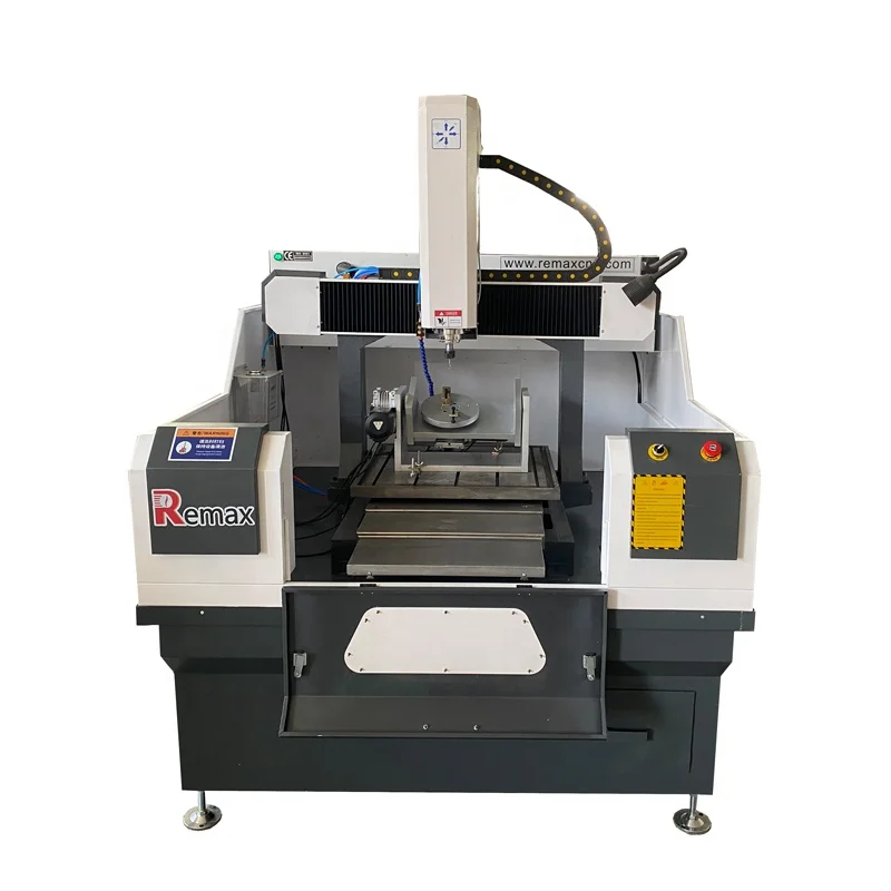 High quality 3d metal mold carving machinery 6060 5 axis cnc router machine