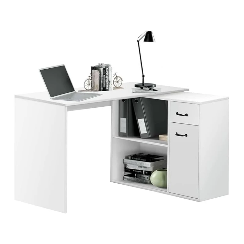 adjustable type l shape wood mat moveable computer desk table cabinet corner computer desks with storage