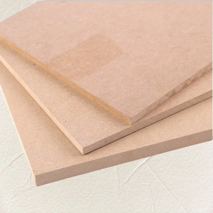 Eco Friendly Recyclable Double Sided  Fiberboard Durable Melamine Mdf Faced Board