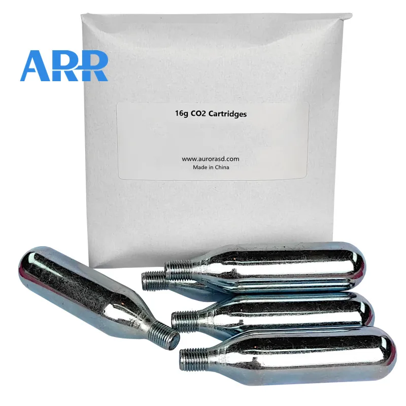 16 gram threaded co2 16g co2 cylinder threaded co2 bottle for tire