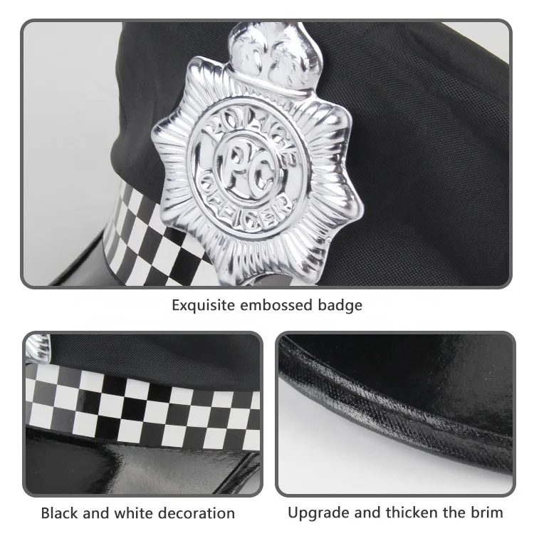 Hot Sale Children Police Toys Sets Halloween Cosplay Costume for Boys and Girls